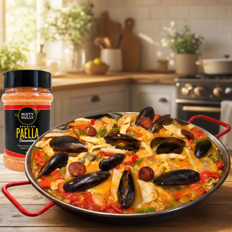 Easy Chicken, Chorizo & Seafood Paella